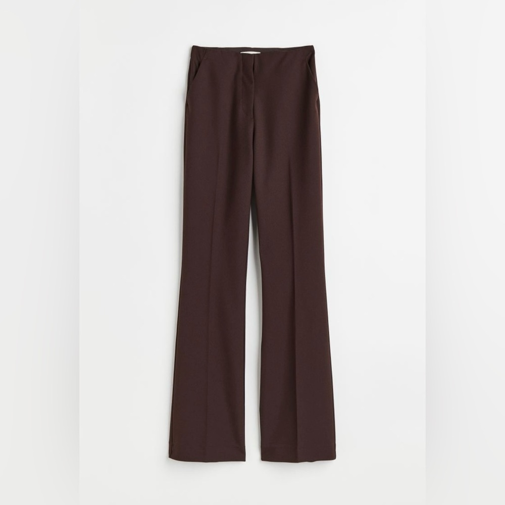 Brown Flared Work Pants from H&M